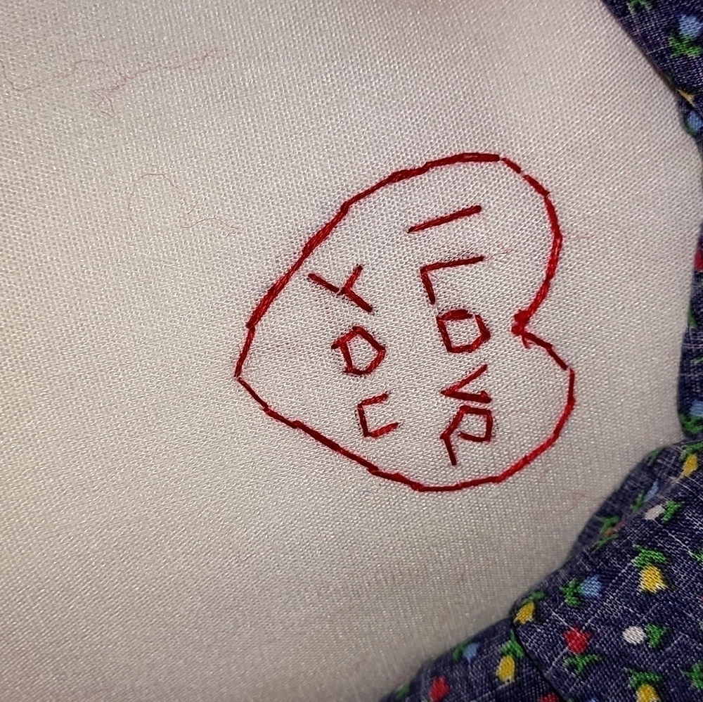 Vintage Raggedy Ann large doll I love you heart - Picture 3 of 5